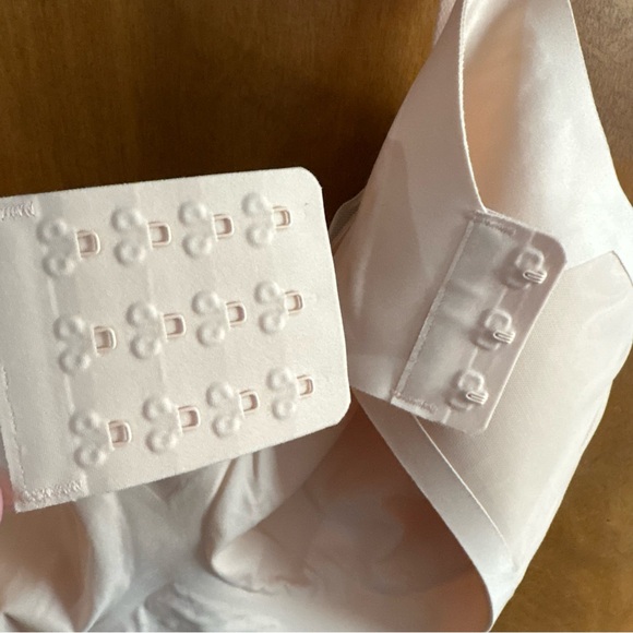 Honeylove CrossOver Bra Blush Pink Large 38B 38C Sheer Mesh Wireless Bralette - Picture 11 of 15